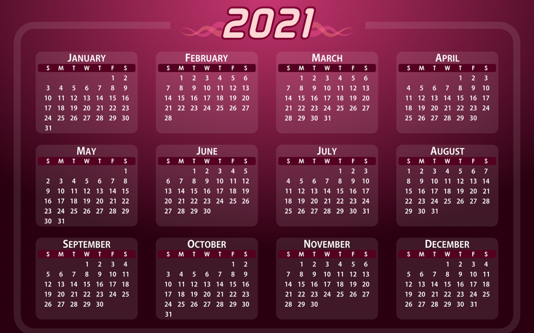 Feestdagen in 2021