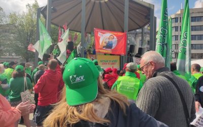7.000 burgers de straat op in Antwerpen