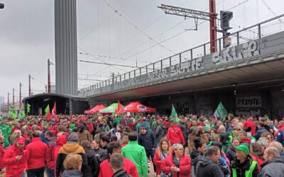 Actie en betoging tegen aanval op supermarktpersoneel