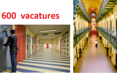 Nog 600 vacatures in de gevangenissen