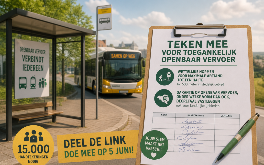 Teken het verzoekschrift voor toegankelijk openbaar vervoer