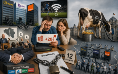 Wanneer Telenet probeert zijn klanten te melken, is dat de schuld van de politici
