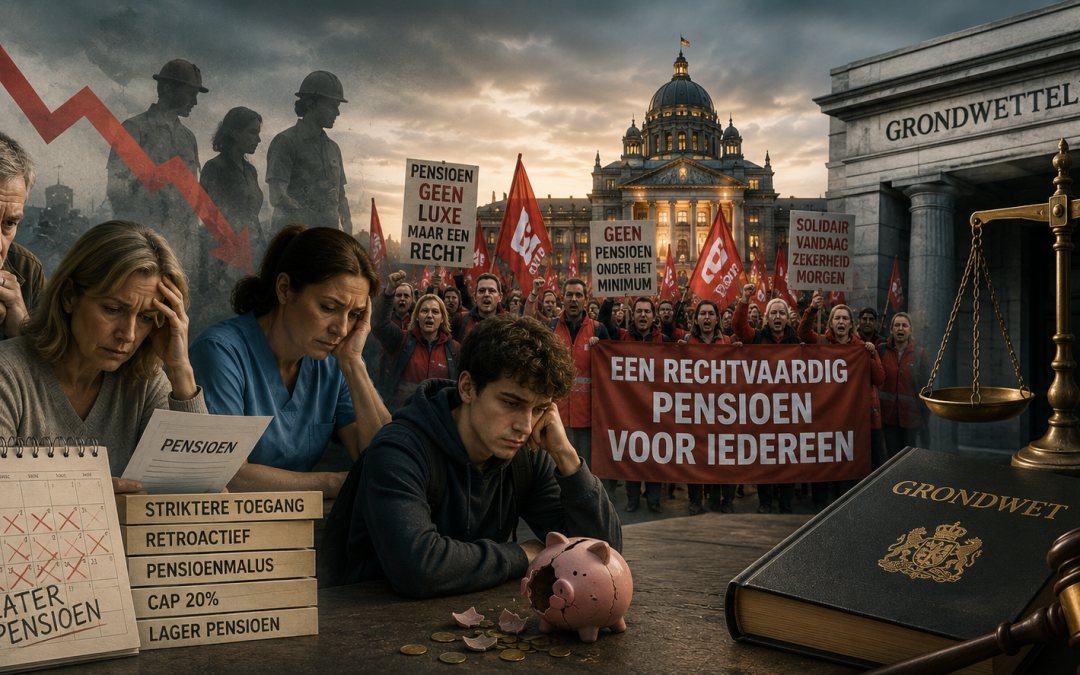 Pensioenhervorming goedgekeurd door parlement: vakbonden trekken naar Grondwettelijk Hof