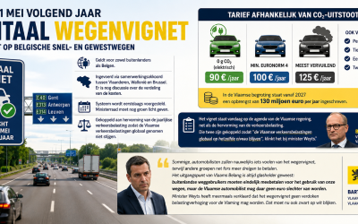 Vanaf mei volgend jaar is wegenvignet verplicht om over Belgische snelwegen en gewestwegen te rijden: zoveel zal een vignet kosten