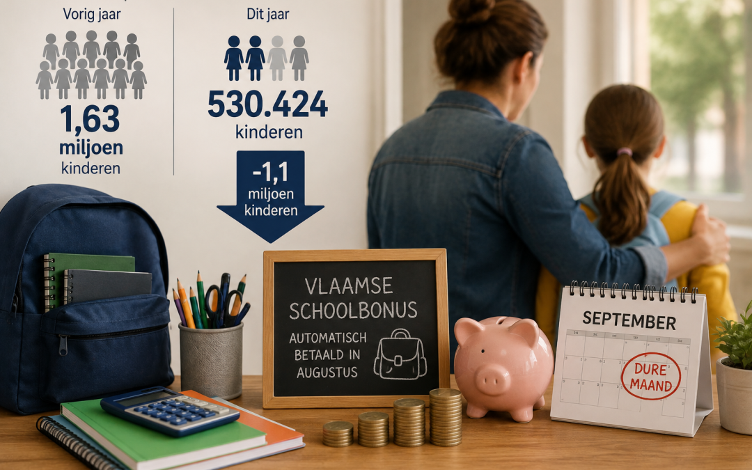 Geen  schoolbonus meer voor  1,1 miljoen kinderen